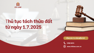 Thủ tục tách thửa đất từ ngày 1.7.2025