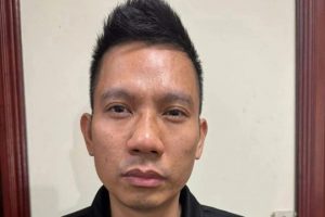 Đỗ Văn Thành tại cơ quan công an. Ảnh: Công an cung cấp