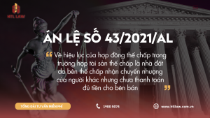 Về hiệu lực của hợp đồng thế chấp trong trường hợp tài sản thế chấp là nhà đất do bên thế chấp nhận chuyển nhượng của người khác nhưng chưa thanh toán đủ tiền cho bên bán