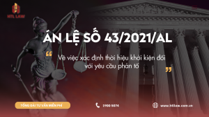 Về việc xác định thời hiệu khởi kiện đối với yêu cầu phản tố