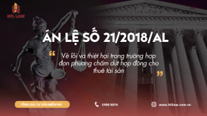 về lỗi và thiệt hại trong trường hợp đơn phương chấm dứt hợp đồng cho thuê tài sản